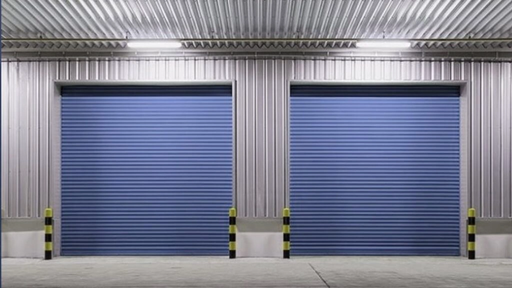 blue-warehouse-doors commercial overhead doors